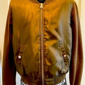 Junior jacket olive brown